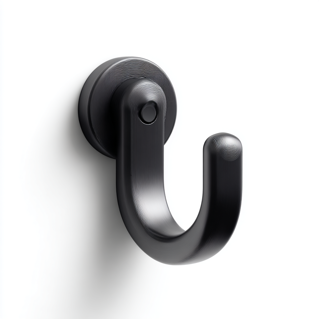 Urban Matte Black J-Hook - Aerospace Aluminum