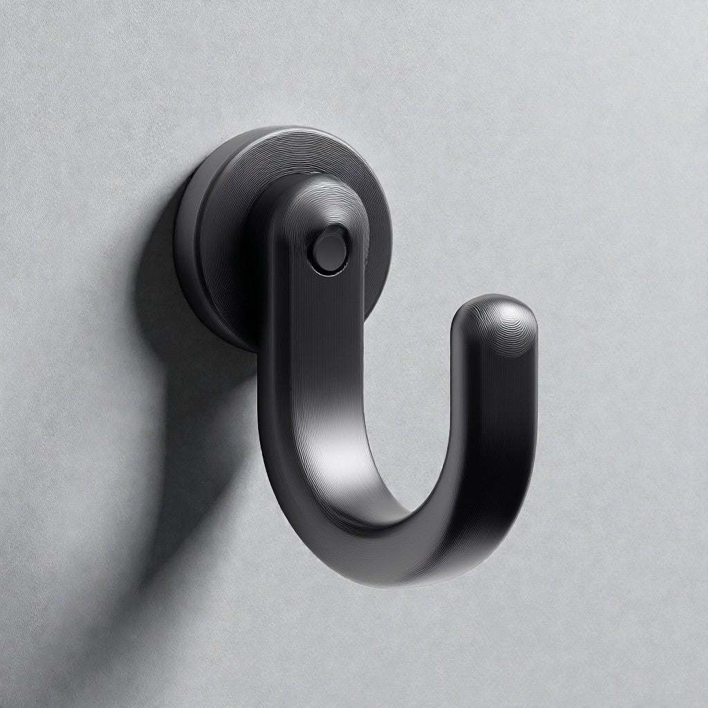 Urban Matte Black J-Hook - Aerospace Aluminum